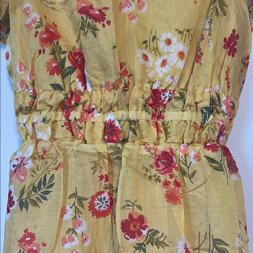 George Yellow Ruffle Dress - Picture 4 of 9